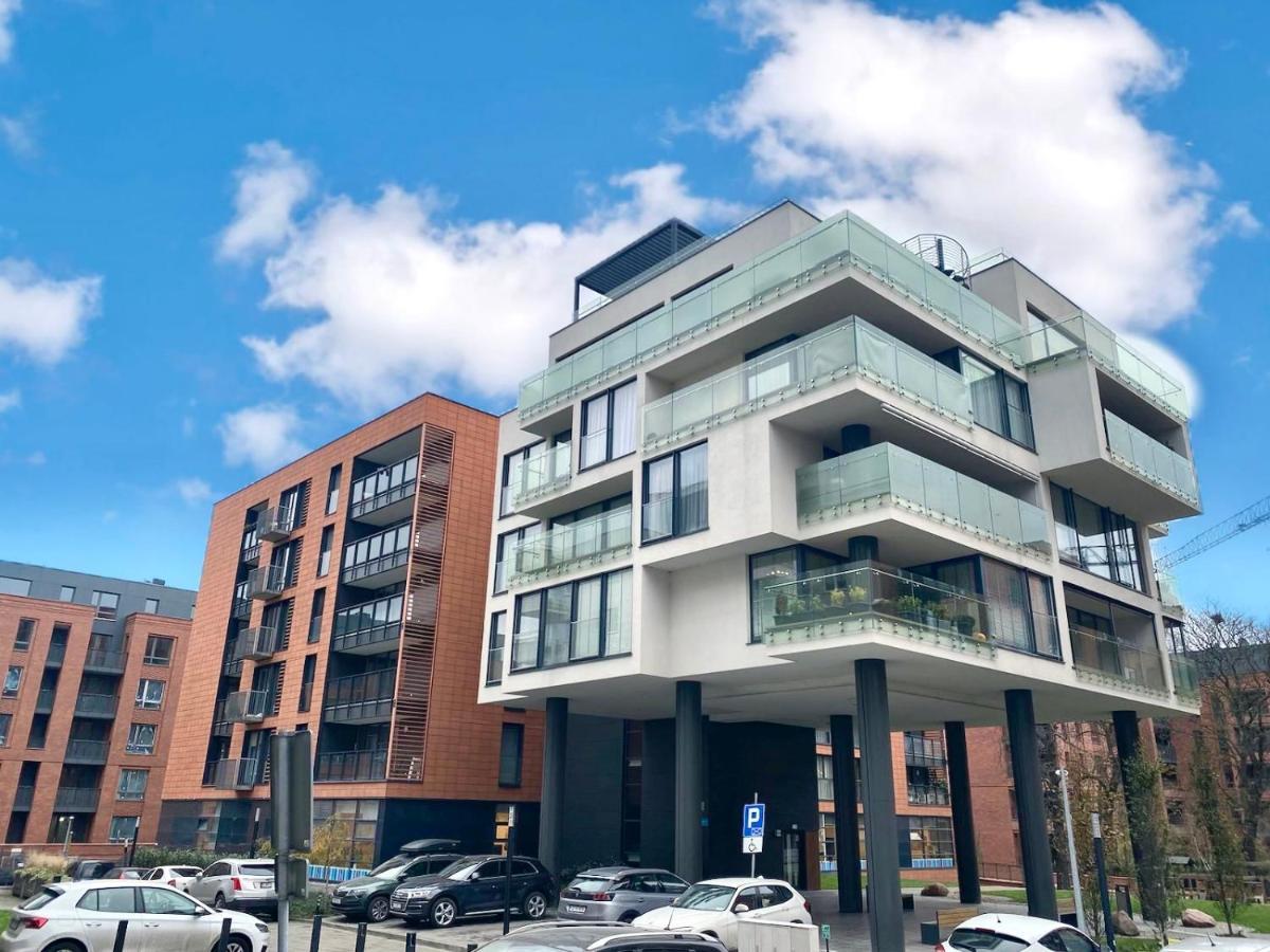 Apartament W Sercu Gdanska Z Parkingiem Podziemnym ภายนอก รูปภาพ